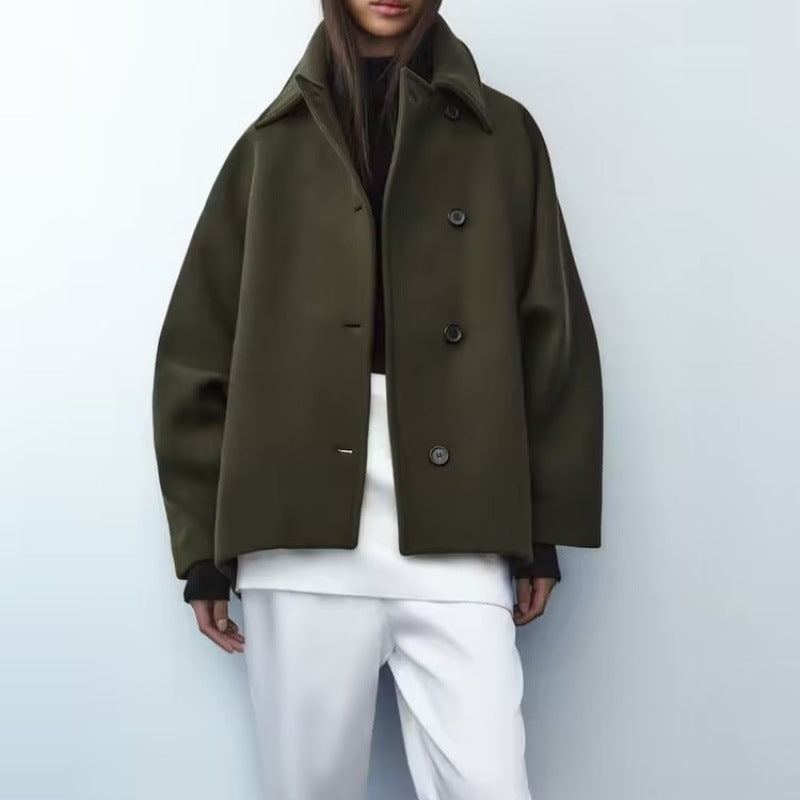 Veste Femme Mi-Longue 65 cm Style Street Hipster en Polyester à Manches Longues Effet 3D - S à L