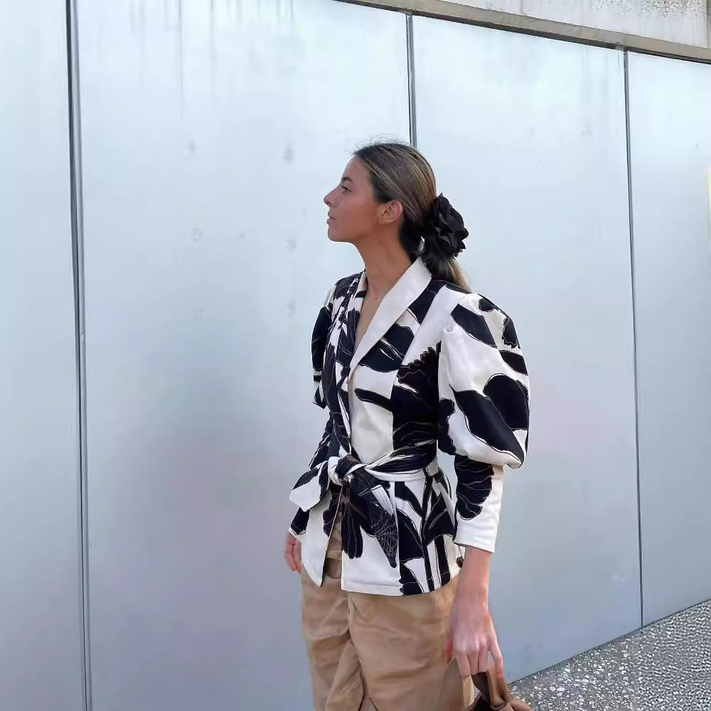 Veste Femme en Suède – Style Commuter Élégant – Boutons – Tailles S à L