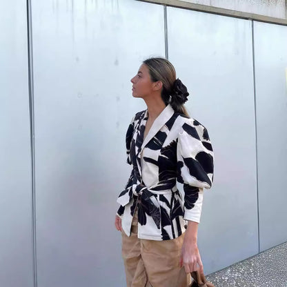 Veste Femme en Suède – Style Commuter Élégant – Boutons – Tailles S à L
