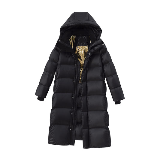Doudoune Femme Mi-longue en Duvet de Canard Blanc – Ultra Chaude, Hiver