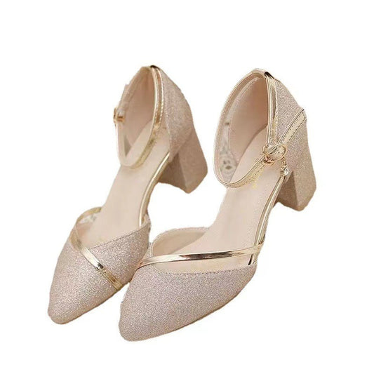 Sandales Femme à Boucle – Mode Coréenne, Talon 5 cm, PU