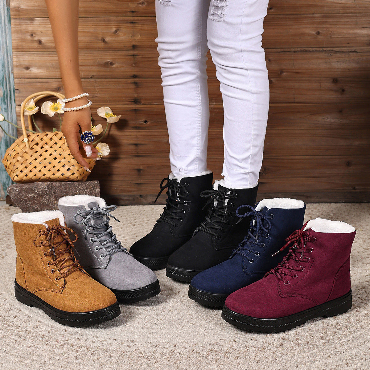 Bottes d’Hiver Imperméables Femme – Chaudes, Confortables & Antidérapantes