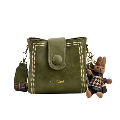 Sac Bandoulière Femme Nouvelle Mode – Style Rétro Européen & Américain, Texture Haute