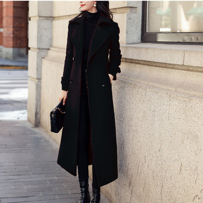 Robe Longue Femme Slim Fit – Élégante et Chic – Polyester Épais – Manches Longues
