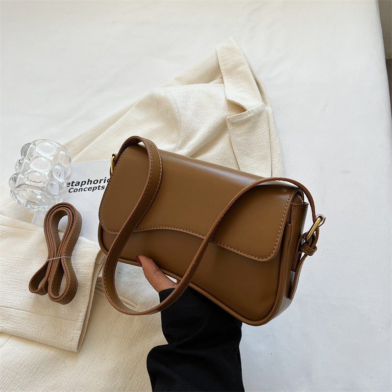 Sac Bandoulière Urbain Femme – Fermeture Aimantée, PU, Style Simple et Tendance