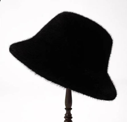 Chapeau Femme Hiver en Vison Imitation – Chaud, Étanche & Élégant