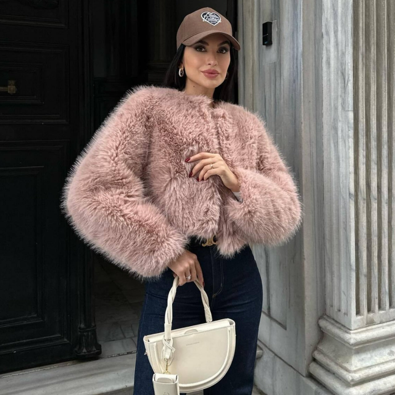 Veste Femme Streetwear Bicolore – Polyester – Style Européen et Américain