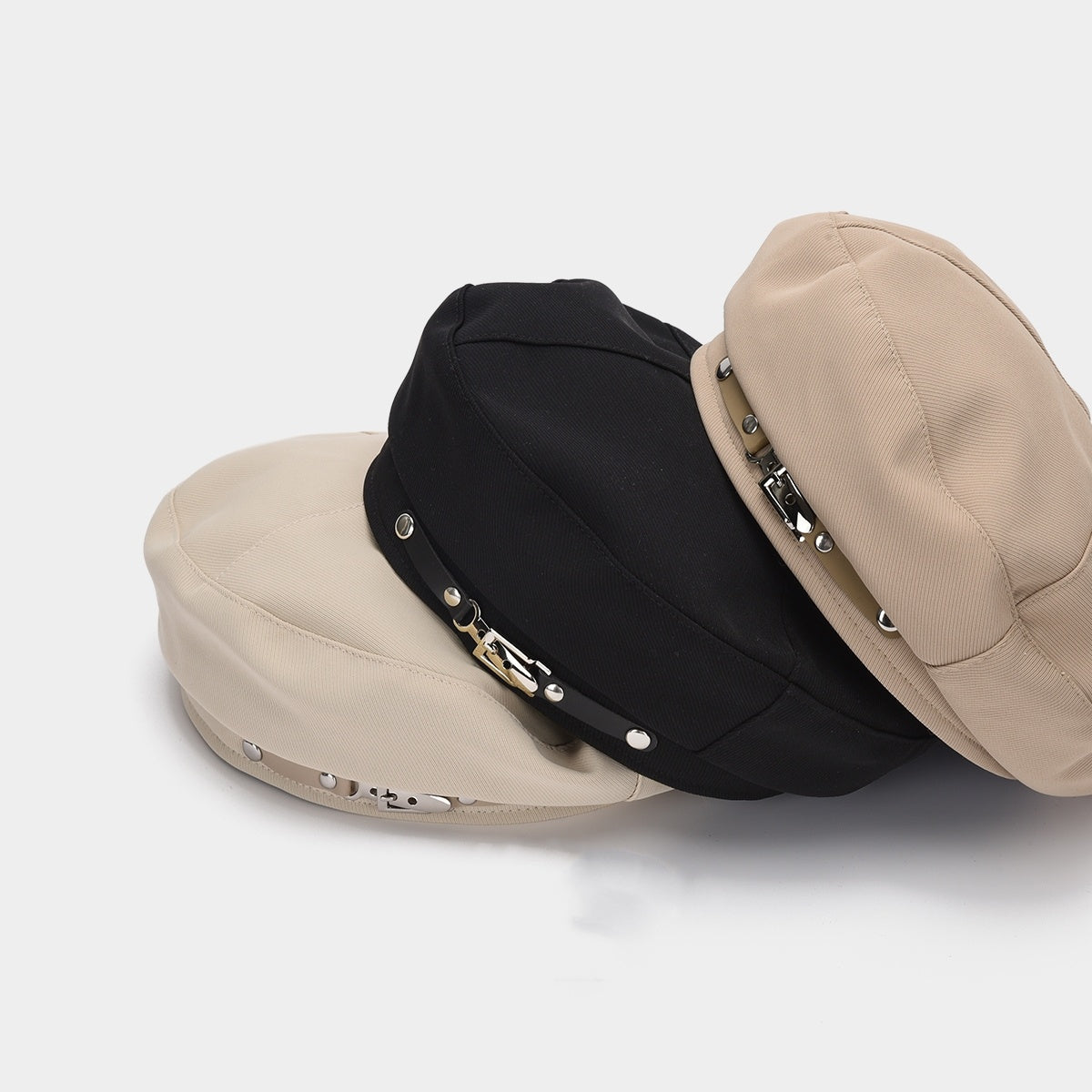 Béret Peintre Chic – Casquette Mode Unisexe Noir & Neutres