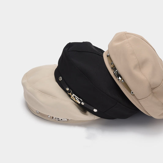 Béret Peintre Chic – Casquette Mode Unisexe Noir & Neutres
