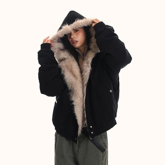 Manteau Épais à Capuche Homme – Style Décontracté, Chaud et Confortable