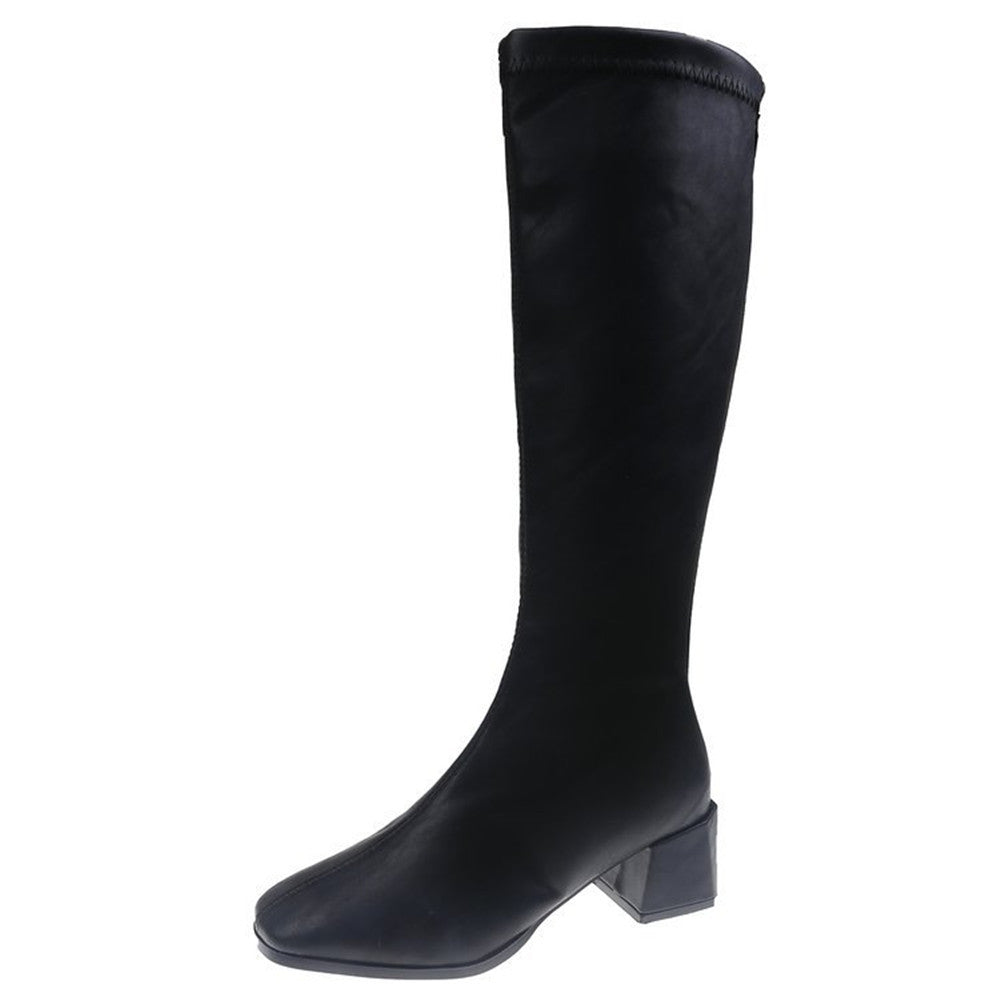 Bottes Cavaliers Femme à Talons Hauts – Élégantes et Affinantes, PU, Tailles 35–42