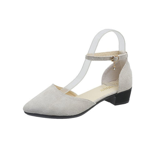 Sandales Romaine Fermées Femme – Bout Rond, Bride à Boucle, Plateforme