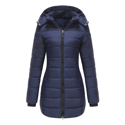 Veste Matelassée Imperméable Femme – Manches Longues, Chaude et Décontractée