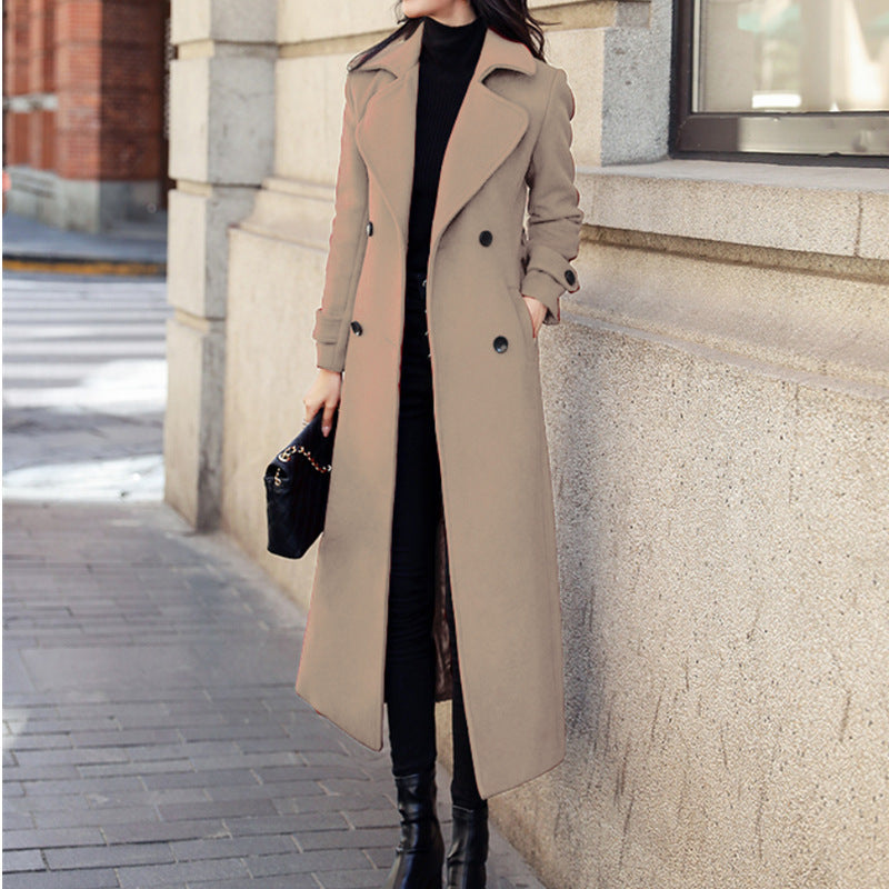Robe Longue Femme Slim Fit – Élégante et Chic – Polyester Épais – Manches Longues