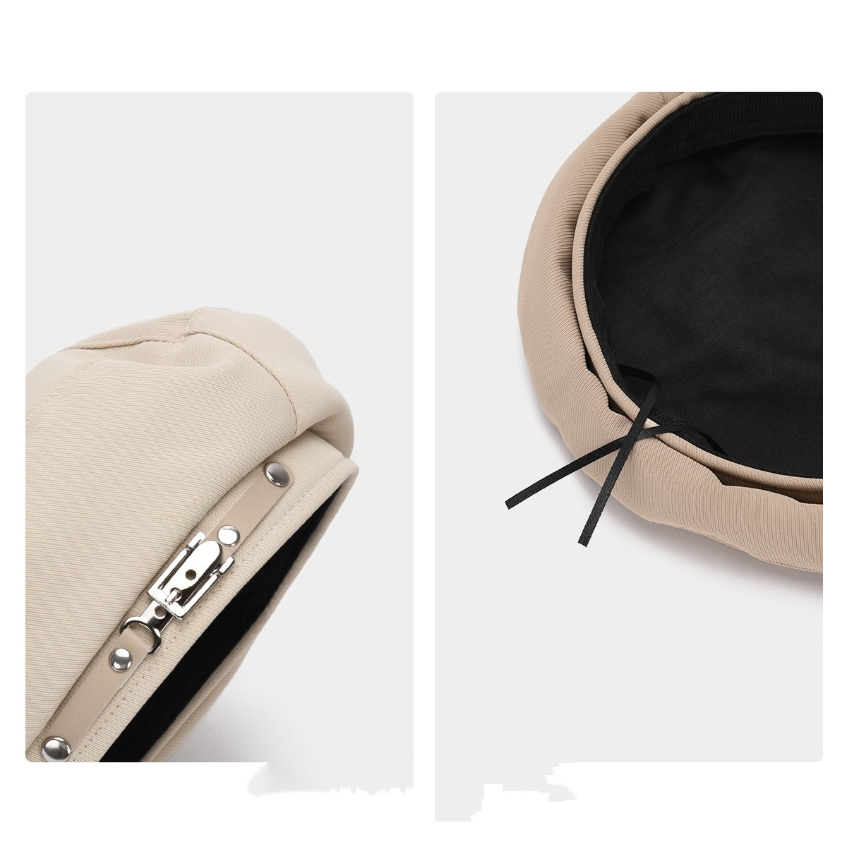 Béret Peintre Chic – Casquette Mode Unisexe Noir & Neutres