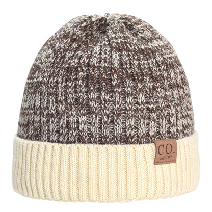 Bonnet Tricoté Femme/Homme – Doublure Polaire – Confortable et Chaud – Taille Unique