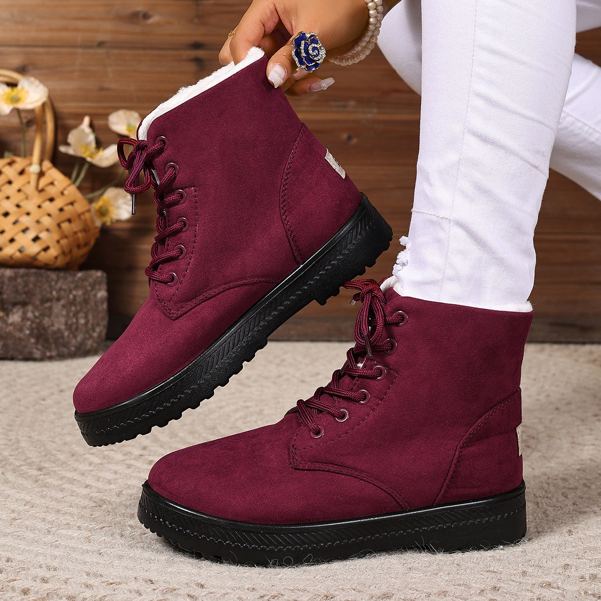 Bottes d’Hiver Imperméables Femme – Chaudes, Confortables & Antidérapantes