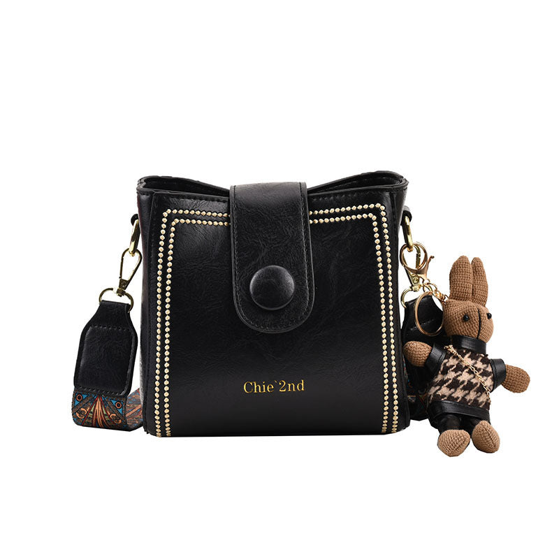 Sac Bandoulière Femme Nouvelle Mode – Style Rétro Européen & Américain, Texture Haute