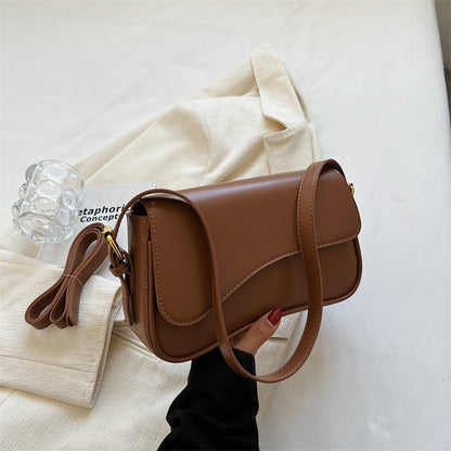Sac Bandoulière Urbain Femme – Fermeture Aimantée, PU, Style Simple et Tendance